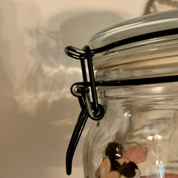 Vintage Mickey Mouse Anchor Hocking Glass Goodie Jar - Picture 7 of 8